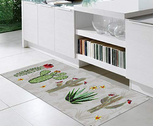 Vilber Tulum DU 22 40X78 Alfombra, Vinilo, Multicolor, 40 x 78 x 0.22 cm