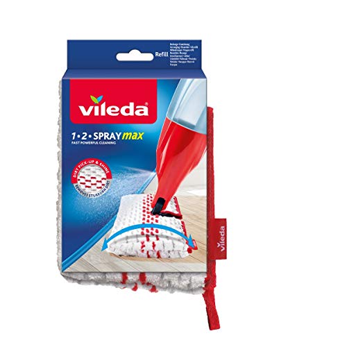 Vileda 1-2 Spray Max - Recambio Mopa, Blanco (152927)