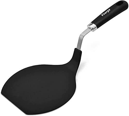 Voarge Pizza Turner Lifter - Espátula para tortitas y tortitas (resistente al calor, plástico, para ollas y sartenes)