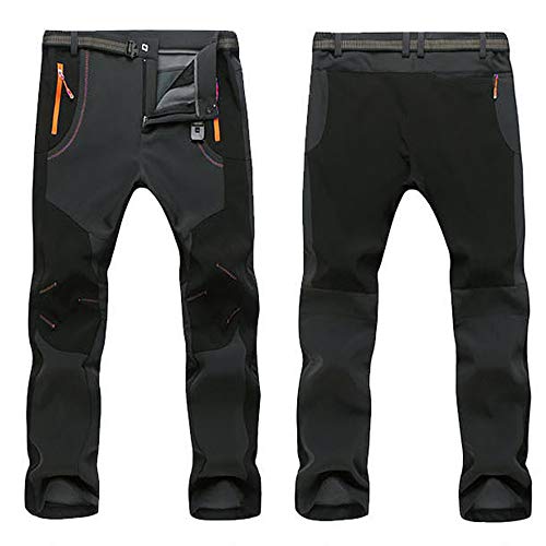 VPASS Pantalones para Hombre,Pantalones de Trekking Softshell Pantalones Impermeables Resistente Pantalones de Escalada Trabajo Pantalones Trabajo Pantalones Jogging Pants