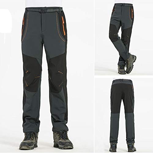 VPASS Pantalones para Hombre,Pantalones de Trekking Softshell Pantalones Impermeables Resistente Pantalones de Escalada Trabajo Pantalones Trabajo Pantalones Jogging Pants