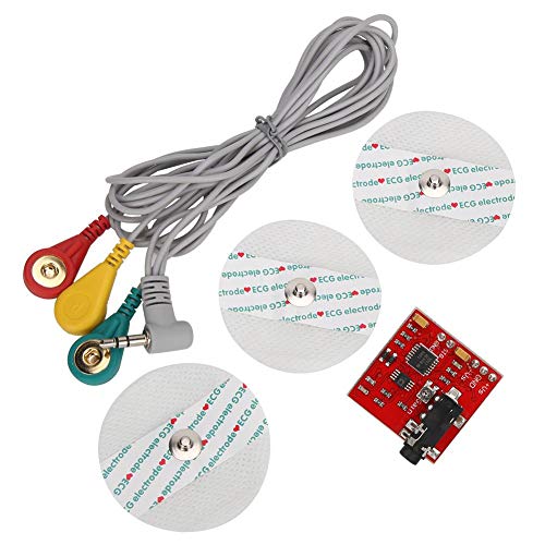 Walfront Sensor EMG Sensor electromiográfico Sensor de señal Muscular con línea de conexión EMG(Sensor EMG)