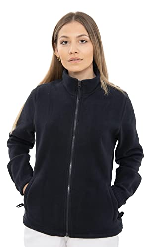 WEARK Forro Polar Enfermera Sudadera Bordado Bolsillos Colores Suave Tacto Mujer (M)