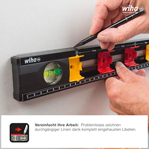 WIHA 42074 - Nivel de burbuja de aire para electricistas SB 246-91 Electrician's spirit level Ref. SB24691