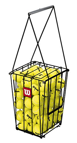 Wilson 75 Cesta DE Balon DE Tenis, Negro, Talla Ãšnica