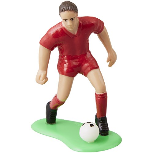 Wilton Set Decorativo Figuras de Fútbol, 5 x 8 x 14 cm, 7 Unidades