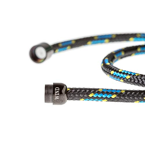 WIND PASSION - Pulsera Magnetica para Hombre y Mujer | Pulseras Marineras Hechas a Mano con Cuerda Nautica Trenzada | Brazalete Surfero Paracord con Cierre Magnético