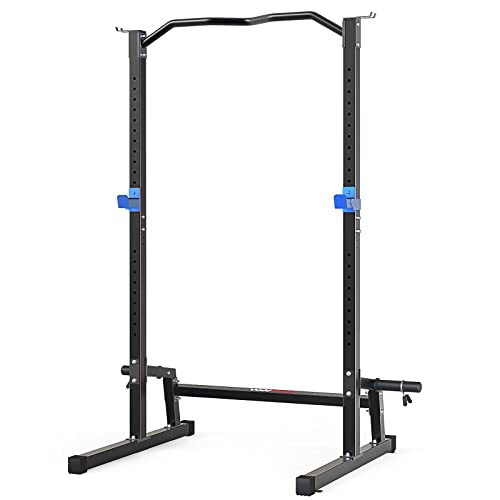 WINNOW Jaula de Levantamiento de Pesas Squat Rack (Negro)