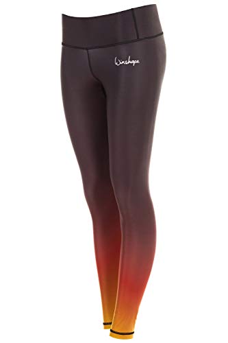 Winshape Damen Functional Power Shape Tights Leggings AEL102, Earth, Slim Style, Fitness Freizeit Sport Yoga Workout, Mujer, Tierra, XX-Large