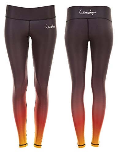 Winshape Damen Functional Power Shape Tights Leggings AEL102, Earth, Slim Style, Fitness Freizeit Sport Yoga Workout, Mujer, Tierra, XX-Large