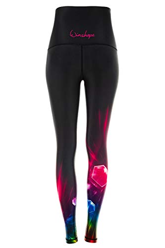 WINSHAPE Leggings funcionales para Mujer Hwl102, Estilo Slim, Mujer, Leggings, HWL102-COSMIC, Cosmic, Medium