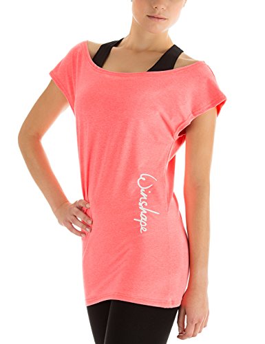 Winshape WTR12 – Camiseta para Baile y Fitness, para Mujer, Todo el año, Mujer, Color Coral neón, tamaño Small