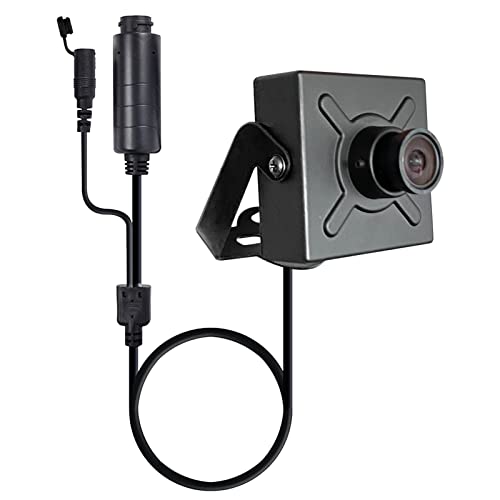 WiTi Cámara IP PoE Pequeño Cubo Tamaño 41* 41mm Metal Solid,Full HD 1080p 2M Lente Gran Angular CCTV Cámara Trabajo con NVR,Mini Cámaras Inteligentes para Sistemas de Vigilancia de Seguridad