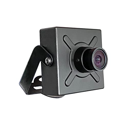 WiTi Cámara IP PoE Pequeño Cubo Tamaño 41* 41mm Metal Solid,Full HD 1080p 2M Lente Gran Angular CCTV Cámara Trabajo con NVR,Mini Cámaras Inteligentes para Sistemas de Vigilancia de Seguridad