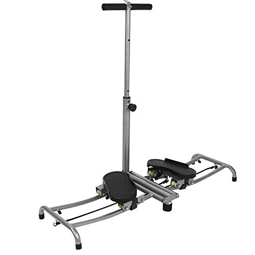 WJIN Ejercitador de piernas, Cardio, Pierna Plegable, Ejercicio Cardiovascular, máquina de Entrenamiento Paso a Paso, Equipo de Fitness para Muslos y glúteos