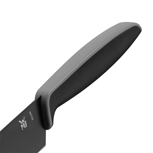 WMF Touch Juego de 2 Cuchillos con Funda Protector Color negro, Cuchillo de Cocina 24 cm y Cuchillo Multiusos de 20.5 cm