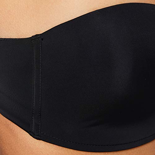 Wonderbra Perfect Strapless BH Sujetador, Negro, 95D (Talla Fabricante: 95D) para Mujer