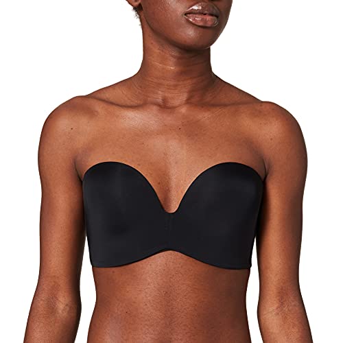 Wonderbra Perfect Strapless BH Sujetador, Negro, 95D (Talla Fabricante: 95D) para Mujer