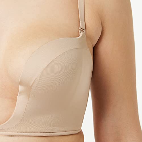 Wonderbra Ultimate Plunge, Sujetador con Escote Para Mujer, Beige (Skin), 90C (Talla fabricante: 90C)