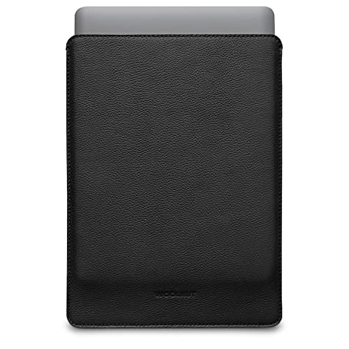 Woolnut Funda de Cuero MacBook 12 - Negro