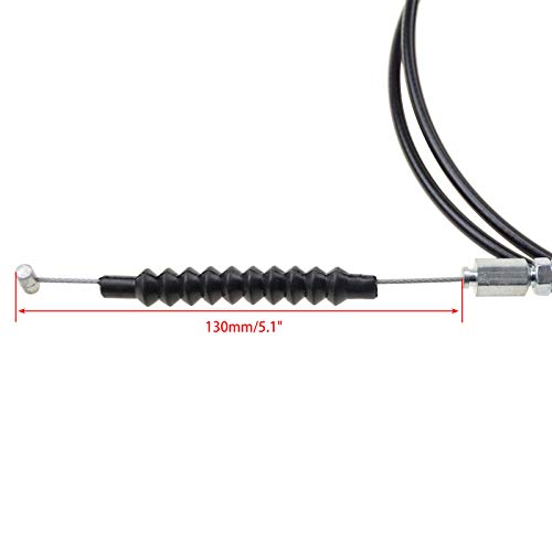 WOOSTAR 2000mm Cable Acelerador Reemplazo para 150cc 200cc 250cc Sunl Roketa JCL Dune Buggy ATV 4 Wheeler Quad Go Kart