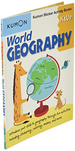 World Geography K & Up: Sticker Activity Book: Kumon Sticker Activity Book