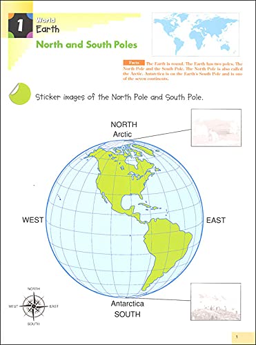 World Geography K & Up: Sticker Activity Book: Kumon Sticker Activity Book