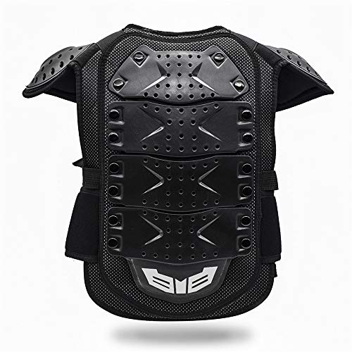 WOSAWE Chaleco de Protector para Niño Niña Deportiva Profesional de Columna Vertebral Armadura del Pecho para Motocicleta Ciclismo Patinaje Esquiar S