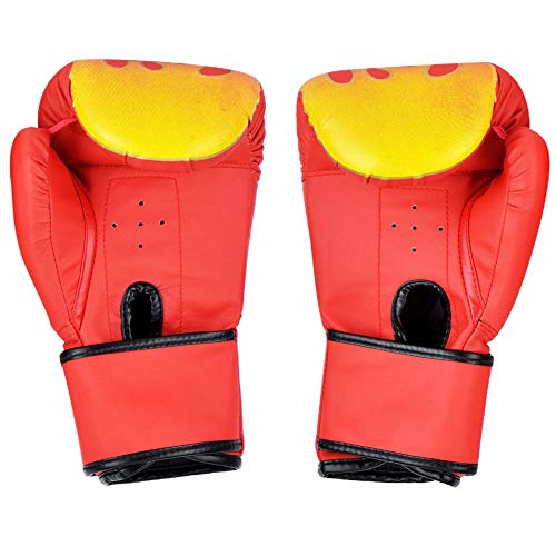 Wuudi - Guantes de boxeo para niños para entrenamiento, 6 onzas, para niños de 3 a 14 años, muay thai, sparring, grappling, kickboxing, almohadillas de enfoque, guantes de boxeo