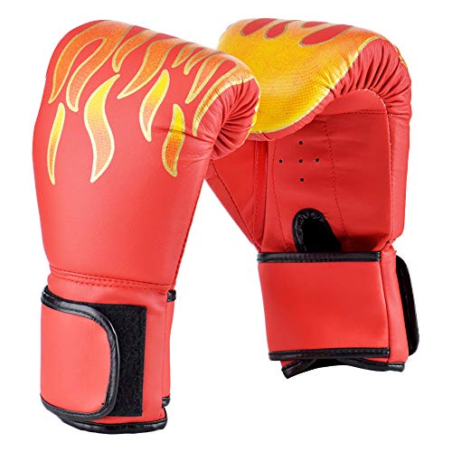 Wuudi - Guantes de boxeo para niños para entrenamiento, 6 onzas, para niños de 3 a 14 años, muay thai, sparring, grappling, kickboxing, almohadillas de enfoque, guantes de boxeo