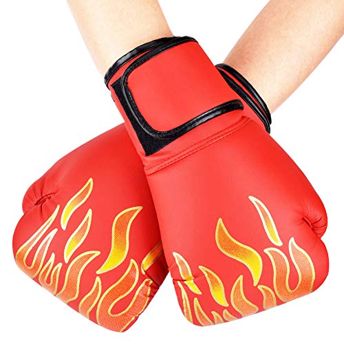 Wuudi - Guantes de boxeo para niños para entrenamiento, 6 onzas, para niños de 3 a 14 años, muay thai, sparring, grappling, kickboxing, almohadillas de enfoque, guantes de boxeo