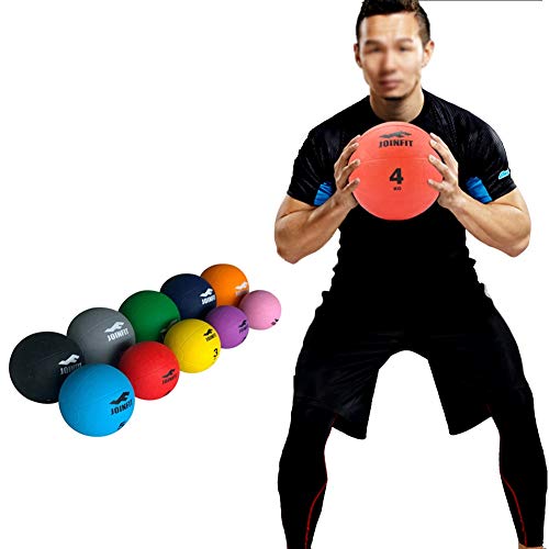 WXYZ Pelota Medicinal Balón Medicinal De Goma De Alta Elasticidad, Balón De Equilibrio De Bola De Gravedad De Entrenamiento Físico Fácil De Agarrar, 1kg, 2kg, 3kg, 4kg, 5kg, 6kg, 7kg, 9kg