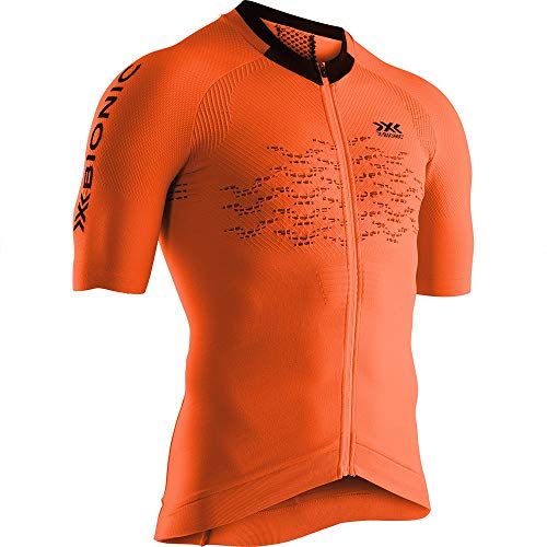 X-Bionic Maillot M/C The Trick G2 Bike Zip Hombre Naranja