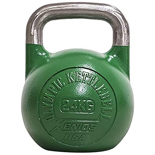 Xenios USA XSSTOKBL24 Pesa Rusas - Russian Girevoy Competition Kettlebell 24 Kg Ideal para la práctica del Entrenamiento Funcional, WOD, potenciamiento Muscular