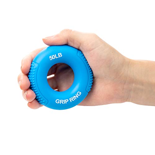 XiYee Fortalecedores de Agarre, Anillas Ejercitador de 6 Pcs Hand Grip Trainer, Aparato de Entrenamiento de Manos y Dedos para Fortalecer los Dedos y los Antebrazos de Guitarristas, Escaladores