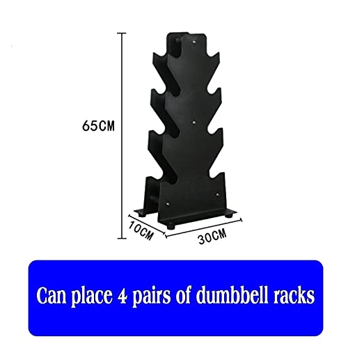 XPZ 4 Pares De Mancuernas De Acero Inoxidable De Acero Inoxidable Rack De Barra De Barra Soporte De Exhibición Adecuado para Gimnasio para Interiores Y Exteriores