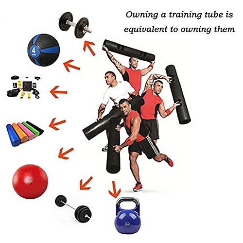 XPZ Barra De Entrenamiento De Fuerza De 6kg, Tubo De Entrenamiento De Gimnasio De 12 Kg Adecuado para Todo Tipo De Entrenamiento Físico, Rojo (Size : 12KG)