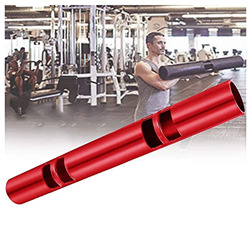 XPZ Tubo De Entrenamiento De Goma De Goma 4-12kg, Gimnasio Barra De Entrenamiento De Fuerza Personal, Equipo De Peso Multifunción Tubo De Energía (Color : Red, Size : 12KG)