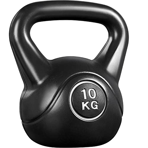 Yaheetech Kettlebell de Hormigón Pesa Rusa 10 kg Culturismo en Casa Gimnasio Deporte Interior Exterior