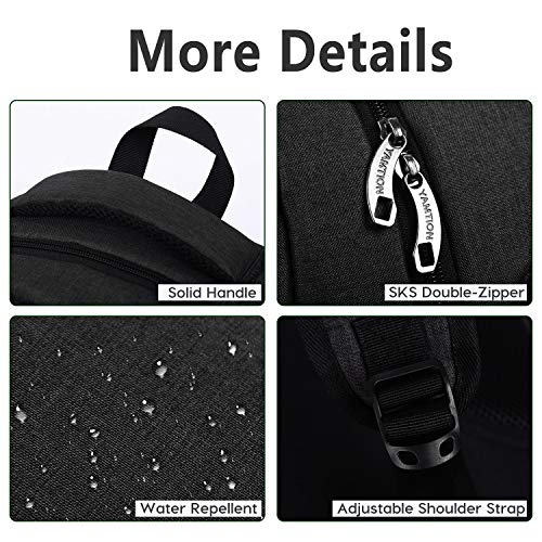 YAMTION Mochila Hombre para Portátil Mochilas Escolares Juveniles con Puerto USB Resistente al Agua Oxford-35L