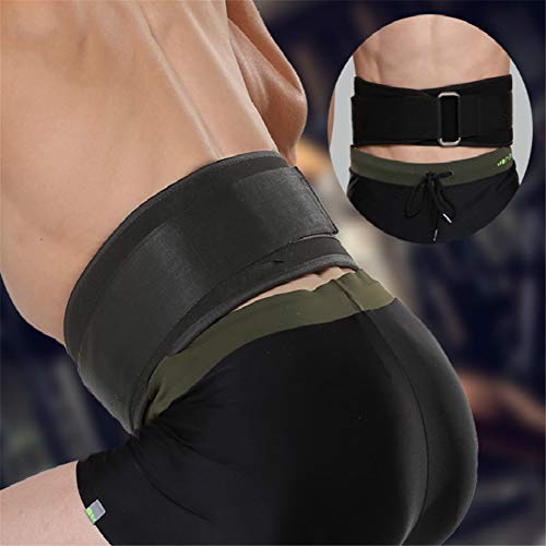 yinbaoer CinturóN Lumbar Espesar Transpirable Sports CinturóN De Entrenamiento Multifuncional CinturóN MusculacióN Equipos Profesionales De Fitness Y Fitness Black,Small