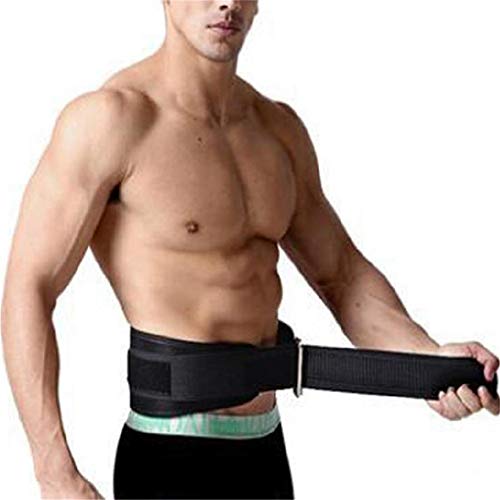 yinbaoer CinturóN Lumbar Espesar Transpirable Sports CinturóN De Entrenamiento Multifuncional CinturóN MusculacióN Equipos Profesionales De Fitness Y Fitness Black,Small