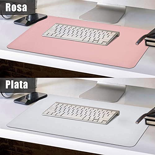 YingStar Alfombrilla de Escritorio Grande Alfombrilla de Ratón Teclado 80 x 40cm Estera del Escritorio Oficina Doble Cara Cuero PU Vade para Escritorio Mesa Protector Mouse Mat para Gaming Ordenador