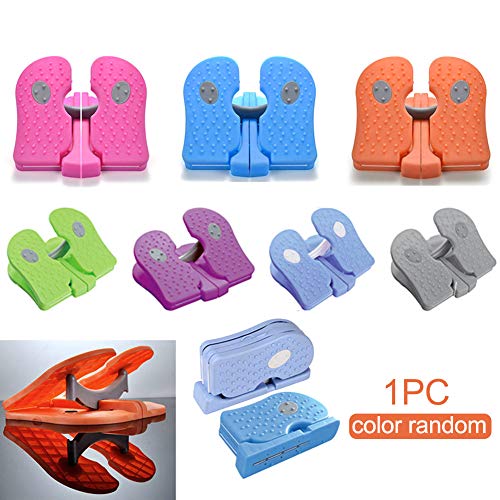 Yius Home Mute Stepper, máquina de pies de escalada en el lugar para gimnasio, equipo de fitness, entrenamiento de ejercicios cardiovasculares, mini máquina de piernas delgadas, color aleatorio