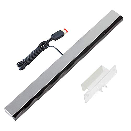 YiYunTE Sensor Bar para Wii Barra de Sensores con Cable para Juegos Barra Sensora de Movimiento Rayos Infrarrojos con Puerto USB Compatible con Wii y Wii U