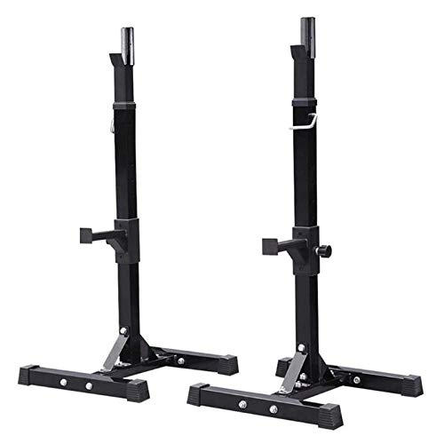 YIZHE Press de banca Ajustable Barra con Barra Rack Barra con Barra Multifuncional Levantamiento de Pesas Marco de la Cama Bicicleta de Ejercicio Fitness Barbell RackCarga 200KG