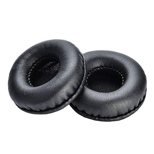 Yizhet 1 par Almohadillas Auriculares 50mm Almohadillas Cascos de Repuesto Espuma de Repuesto Universal Cojín para Auriculares Esponja de Cuero Cojines para 5 cm Auriculares (47-50mm)