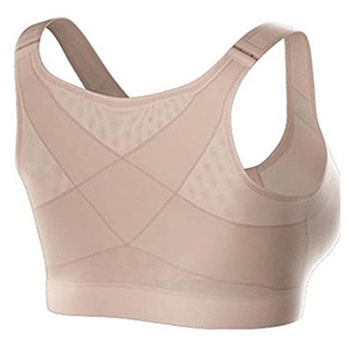 YOURPAI Bralette para mujer, sujetador deportivo con cierre frontal en forma de X, corrector de postura de yoga