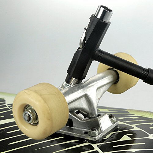 YOUSHARES T-Bone Skate Tool, Patines de Ruedas Multi T Herramienta Nueva, T-Tipo de Herramienta Negro para Skate