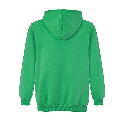 Youtube Gamer Dream SMP Smile - Sudadera con capucha para niños y niñas, Verde2, 12-13 Años